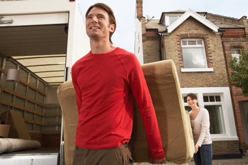 Staff trained to carry furniture safely in Watford