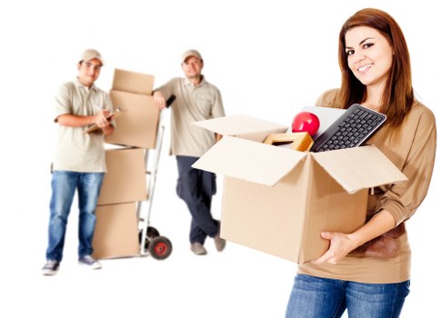 Professional removal team preparing belongings for a move in Watford